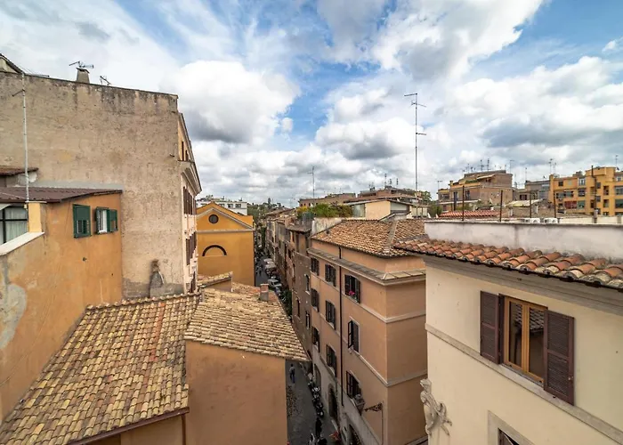 Tiberina Rooftop Trastevere Lägenhet *